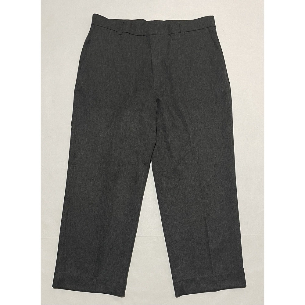 Levis Action Slacks Mens Size 34 X 24.5 Pants Pleated Straight Gray Casual